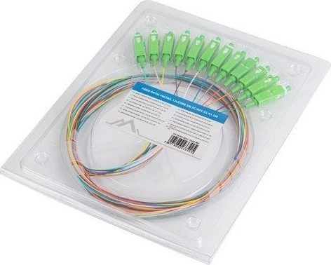 Lanberg Pigtail SM SC/APC Easy Strip 9/125 G657A1 12X2M daugiaspalvis