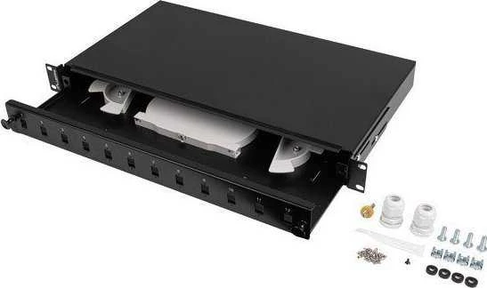 LANBERG šviesolaidinė komutacinė panelė 12XSCSX/12XLCDX Rack 19inch