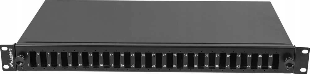 LANBERG šviesolaidinė komutacinė panelė 24XSCDX/24XLQD Rack 19inch