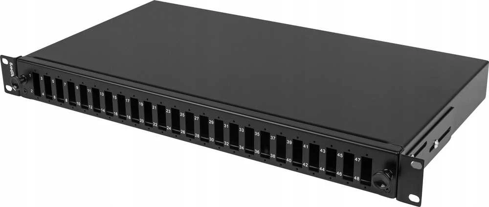 LANBERG šviesolaidinė komutacinė panelė 24XSCDX/24XLQD Rack 19inch