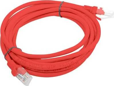LANBERG PCU5-10CC-0150-R Patchcord RJ45 kat. 5e UTP 1,5m raudona