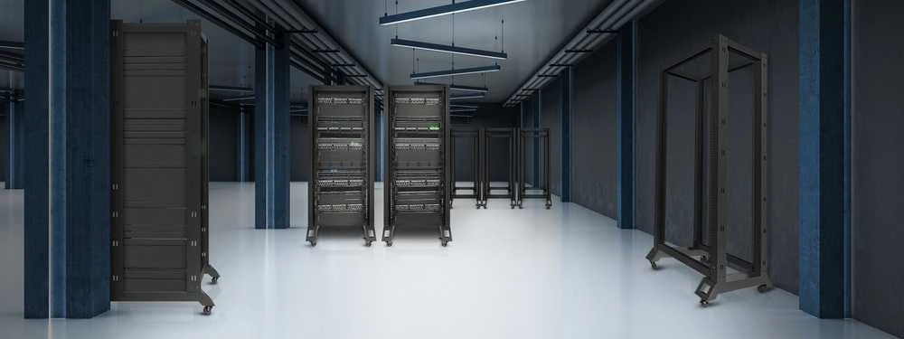 LANBERG Open Rack 42U 600X1000 Juodas
