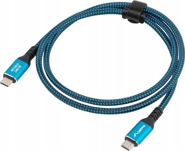 Lanberg | USB-C M/M 4.0 CABLE 240W 8K 60HZ | CA-CMCM-45CU-0020-BK