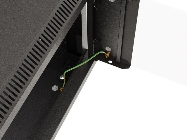 Lanberg WF03-5309-10B rack spintelė 9U Sieninis stovas Juodas