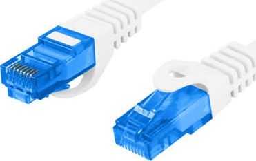 LANBERG patchcord kat.6A FTP LSZH CCA 3m baltas