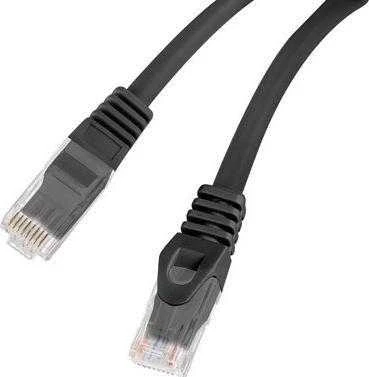 LANBERG Patchcord cat.6 UTP LSZH CU 5m juodas Fluke passed