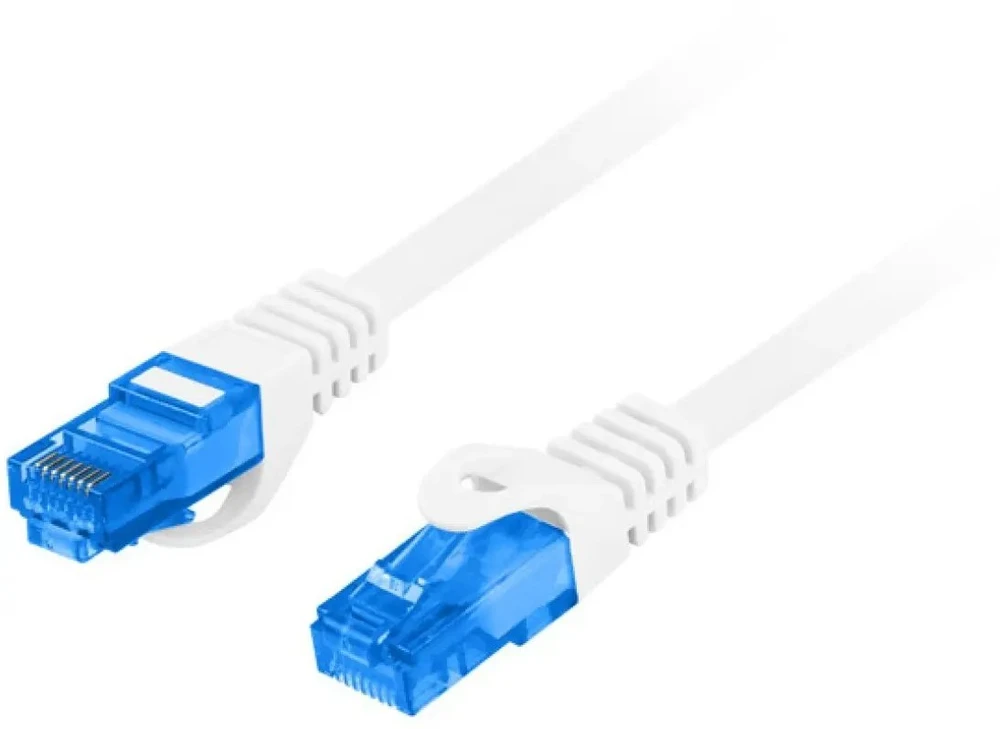LANBERG patchcord kat.6A FTP LSZH CCA 3m baltas
