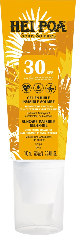 Hei Poa Suncare Apsauga nuo saulės Sunscreen Gel SPF 30, 100 ml