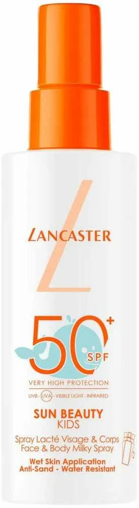 Lancaster Kids Sun Sensitive Wet Skin Application Very High Protection Purškiklis SPF 50+ apsauginis purškiklis nuo saulės vaikams, 150 ml