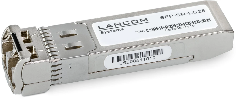 Šakotuvas LANCOM SFP-SR-LC25 (Bulk 10) tinklo siųstuvo-imtuvo modulis Šviesolaidinis 25000 Mbit/s SFP28 850 nm