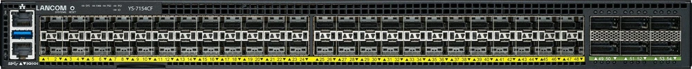 Šakotuvas Štai vertimas: Switch LANCOM Systems YS-7154CF-B2F (61908) („Switch" – tinklo įrenginio pavadinimas, paprastai nėra verčiamas į lietuvių kalbą, todėl paliekamas originalas. Likęs tekstas – tai prekės ženklas ir modelio kodas, kurių versti nereikia.)