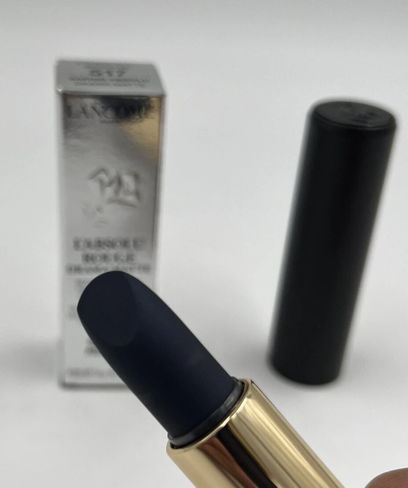 Lancome L'Absolu Rouge Matte Kreminis Lipstick 517 Saphir Abolsu 3.4 g