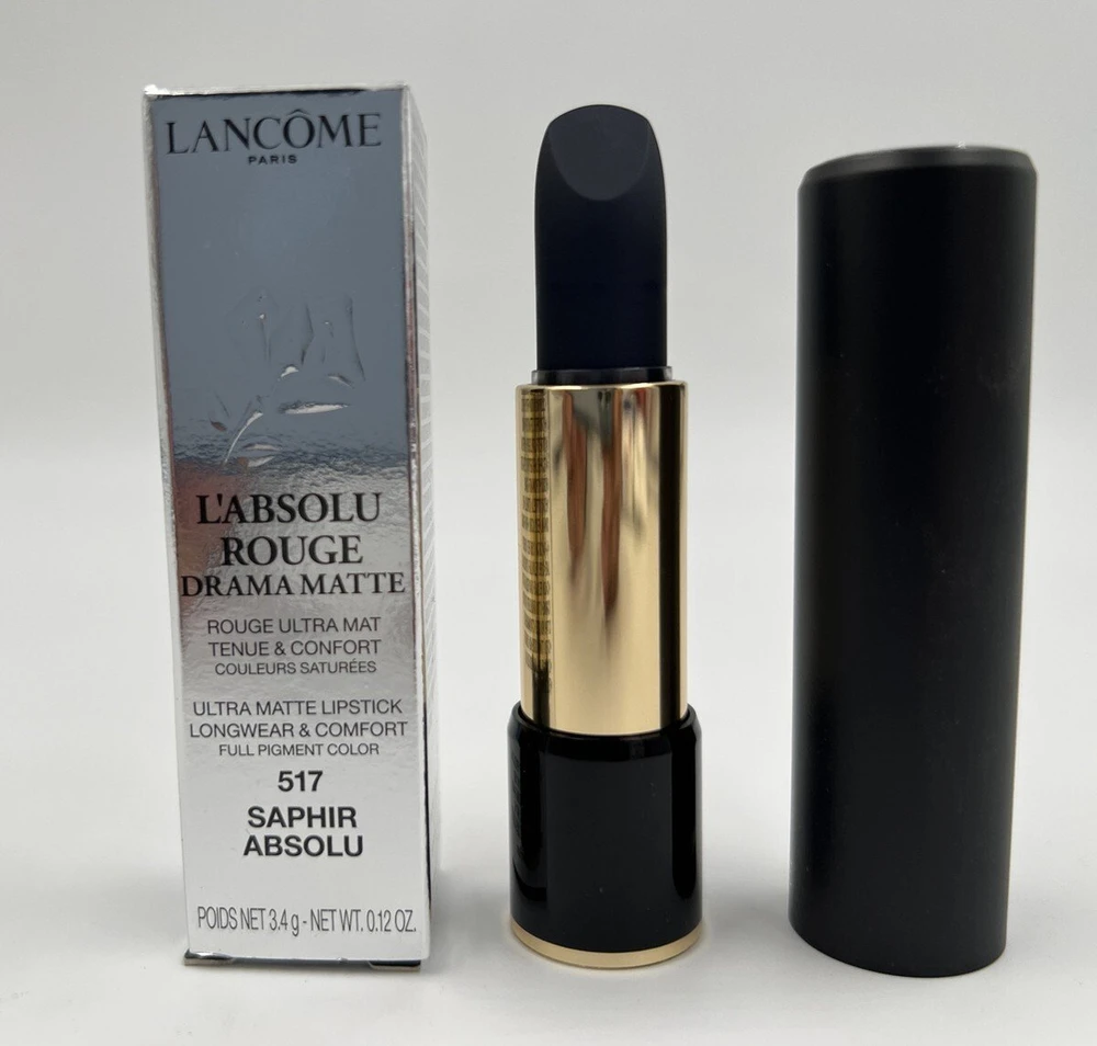 Lancome L'Absolu Rouge Matte Kreminis Lipstick 517 Saphir Abolsu 3.4 g