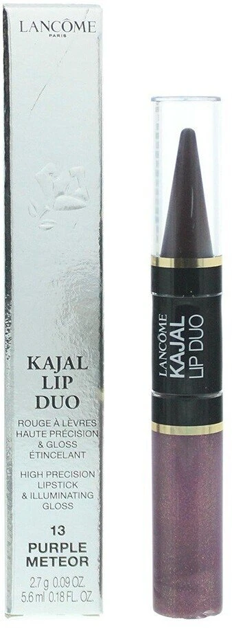 Lancome Kajal Lip Duo Duo Liquid Lipstick 13 Violetinė Meteor 2.7 g