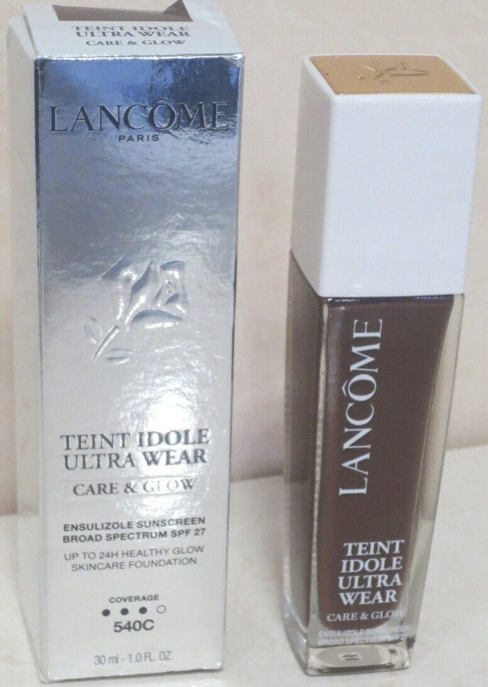 Lancome Teint Idole Ultra Wear Care & Glow skystas makiažo pagrindas, vidutinio padengimo, 540C, 30 ml