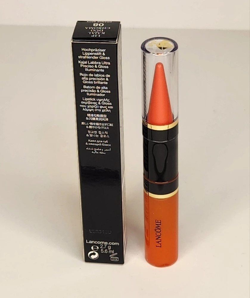 Lancome Proenza Schouler Edition Duo Chroma Duo Chroma lūpų pieštukas ir skruostų skaistalai 2-in-1 108 Arty Oranžinis 2.7 g