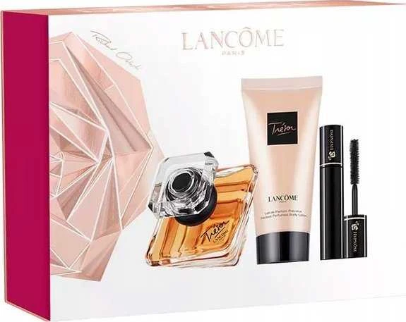 LANCOME RINKINYS (TRESOR EDP/S 30ML + TRESOR KŪNO LOSJONAS 50ML + TUŠAS „HYPNOSE“ 2ML)