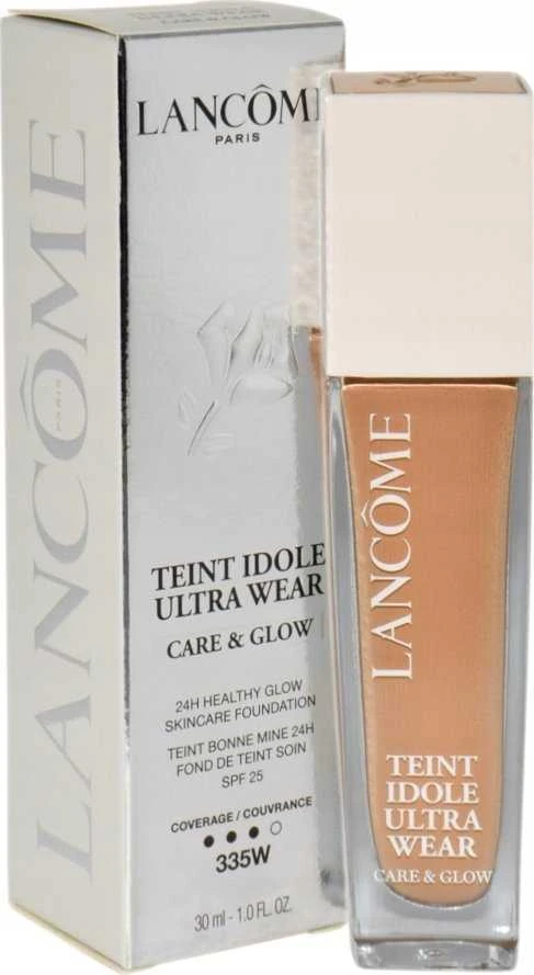 Lancôme Teint Idole Ultra Wear Care & Glow Ilgai išliekantis makiažo pagrindas, spalva: 335W, 30 ml