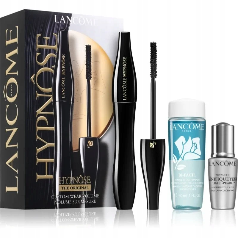 Lancome Hypnose Blakstienų tušas Gift Set komplektas tusz do rzęs 01 Noir Hypnotic 6.2ml + płyn do demakijażu oczu 30ml + serum pod oczy 5ml