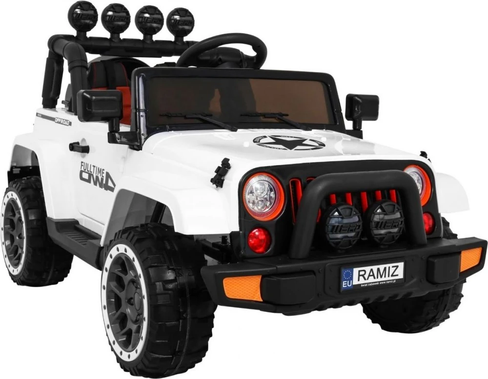 Ramiz Elektromobilis Full Time 4WD 4x4, Baltas