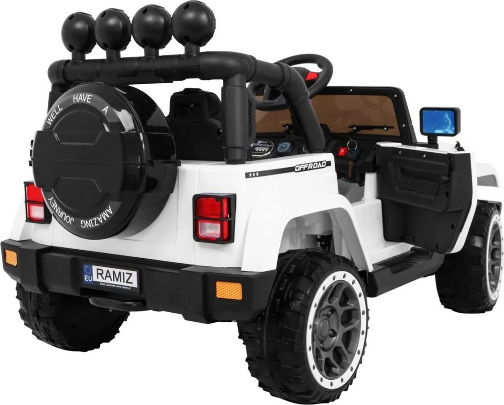 Ramiz Elektromobilis Full Time 4WD 4x4, Baltas