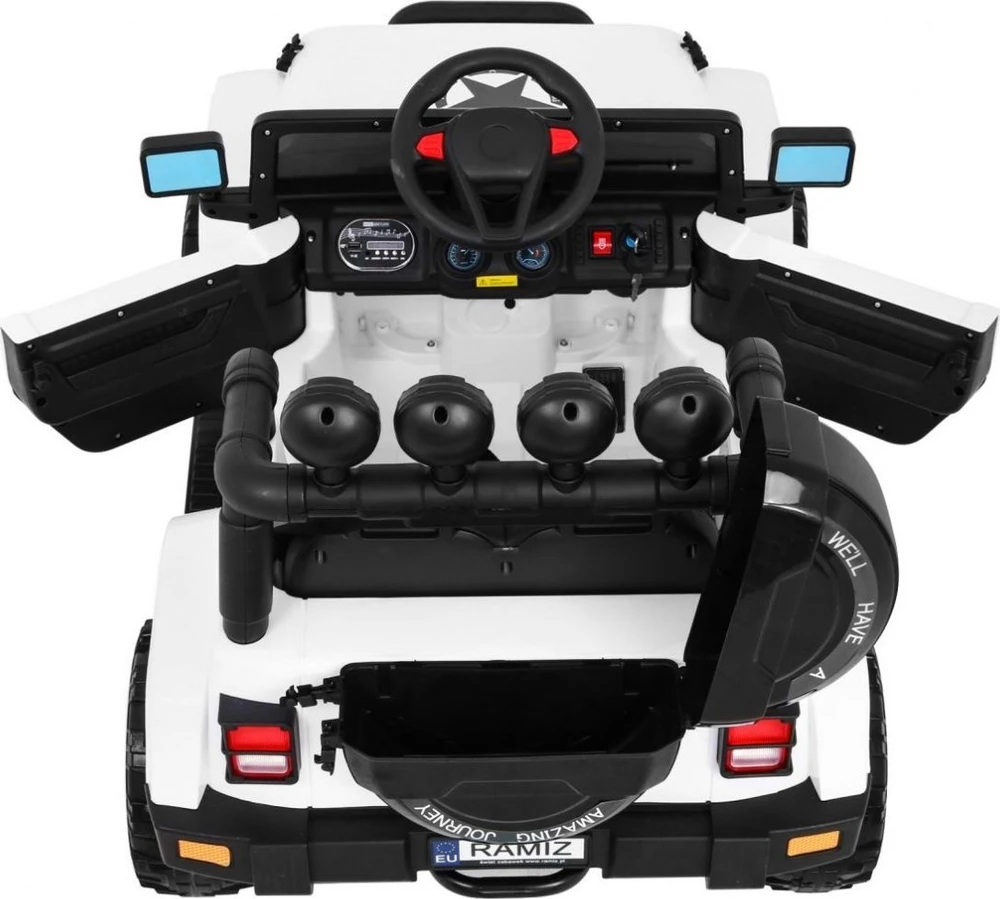 Ramiz Elektromobilis Full Time 4WD 4x4, Baltas