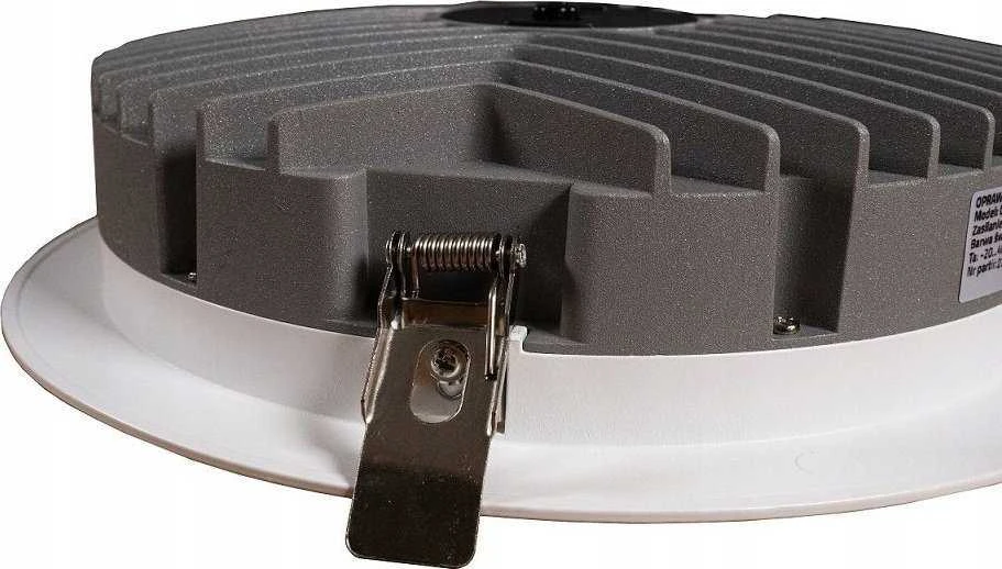 LangeLight įleidžiamas LED apatinis apšvietimas 28W/38W 3000K/3400K/4000K fi 275mm 230V balta / aliuminio medžiaga