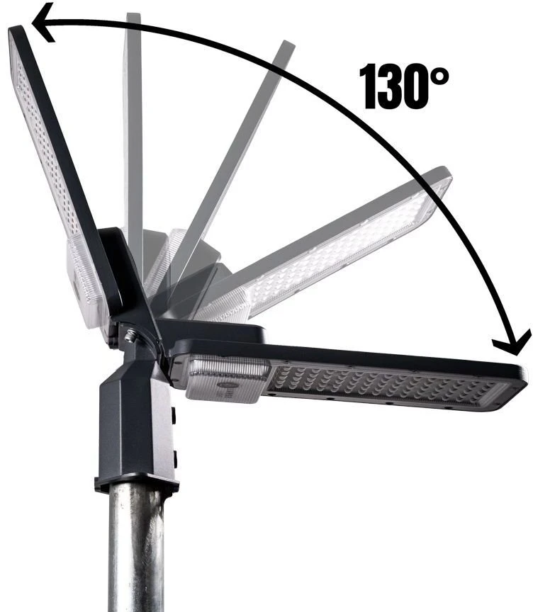LangeLight Gatvių šviestuvas ADARA LED 200W kampo reguliavimas 24000lm 4000K IP65 230V antracitas / aliuminis