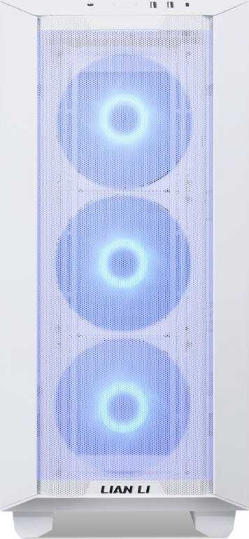 Lian Li LANCOOL III E-ATX korpusas, midi tower, RGB - baltas