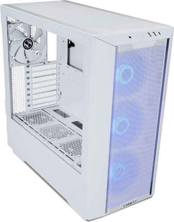 Lian Li LANCOOL III E-ATX korpusas, midi tower, RGB - baltas