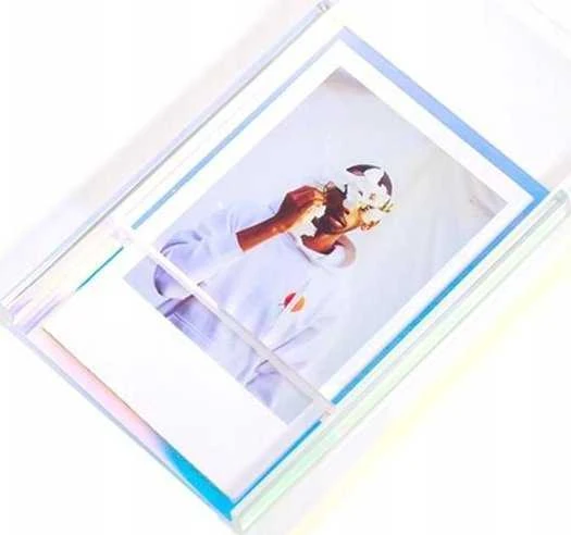 „LoveInstant“ nuotraukų rėmelis iš „Fuji Instax Mini“ / „Polaroid“ / „Kodak“ / „Hp“ / „Xiaomi“ / „Canon“ / „Zink“ – skaidrus – blizgantis