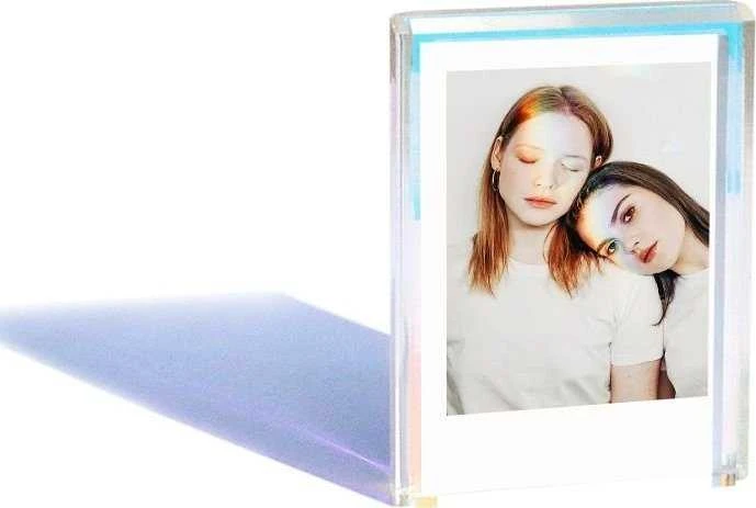 „LoveInstant“ nuotraukų rėmelis iš „Fuji Instax Mini“ / „Polaroid“ / „Kodak“ / „Hp“ / „Xiaomi“ / „Canon“ / „Zink“ – skaidrus – blizgantis