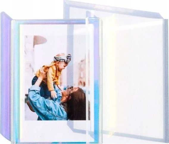 „LoveInstant“ nuotraukų rėmelis iš „Fuji Instax Mini“ / „Polaroid“ / „Kodak“ / „Hp“ / „Xiaomi“ / „Canon“ / „Zink“ – skaidrus – blizgantis