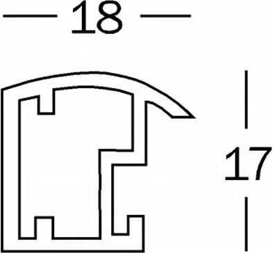 Nuotraukų rėmelis Walther Trendstyle 20x30 dervos balta KP030W