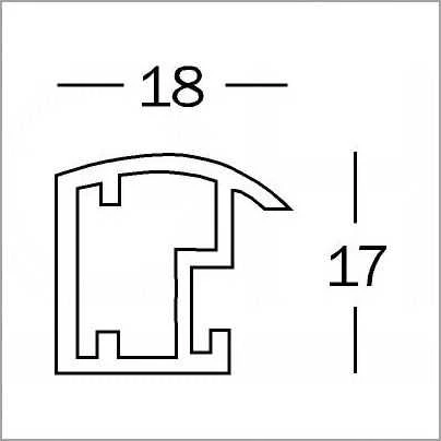Nuotraukų rėmelis walther design KP045B Trendstyle 30x45cm juodas