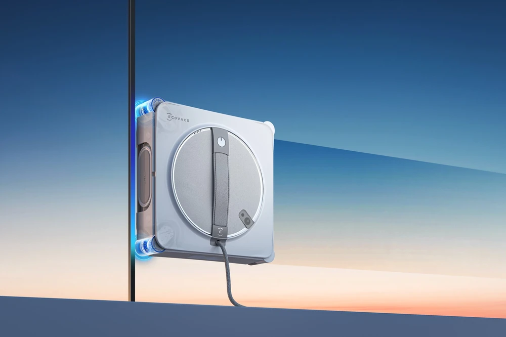 Langų valymo robotas Ecovacs WINBOT W2S, 8000 Pa, Baltas