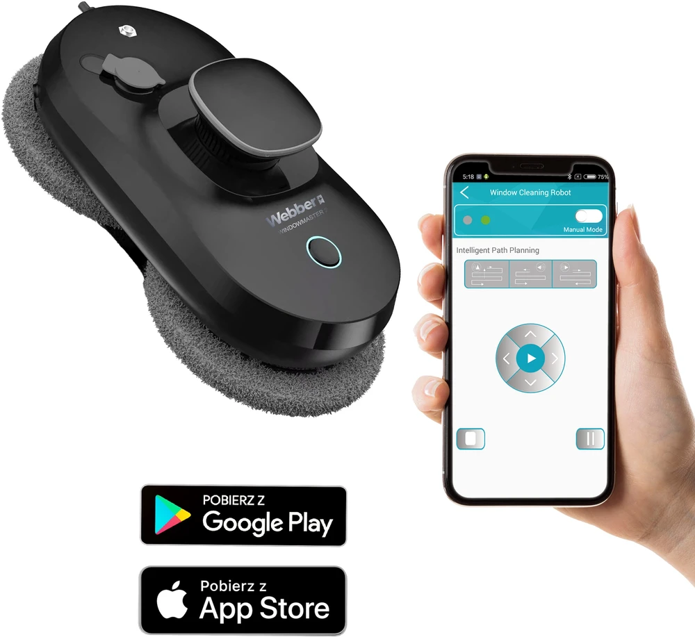 Automatinis langų valiklis WEBBER WM 170 robotas