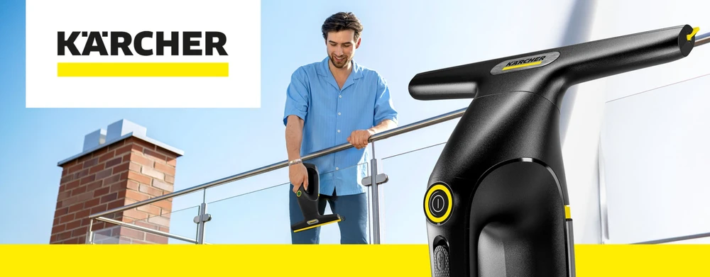 Langų valytuvas Karcher WV 2 Universal Extra+ Juodas (1.633-721.0)