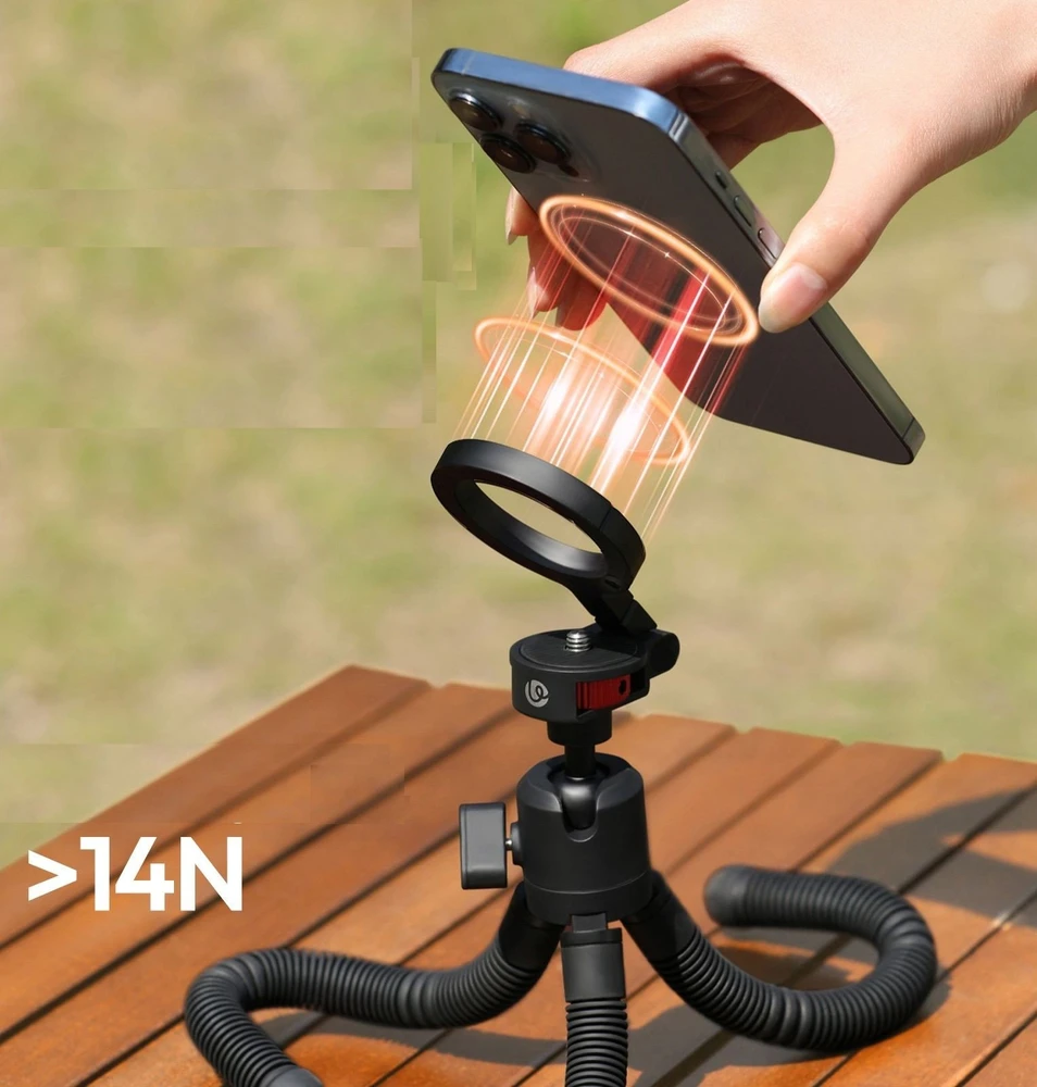 Stovas - Ulanzi MT30 magnetinis lankstus trikojis, 1,3kg talpa, Juodas