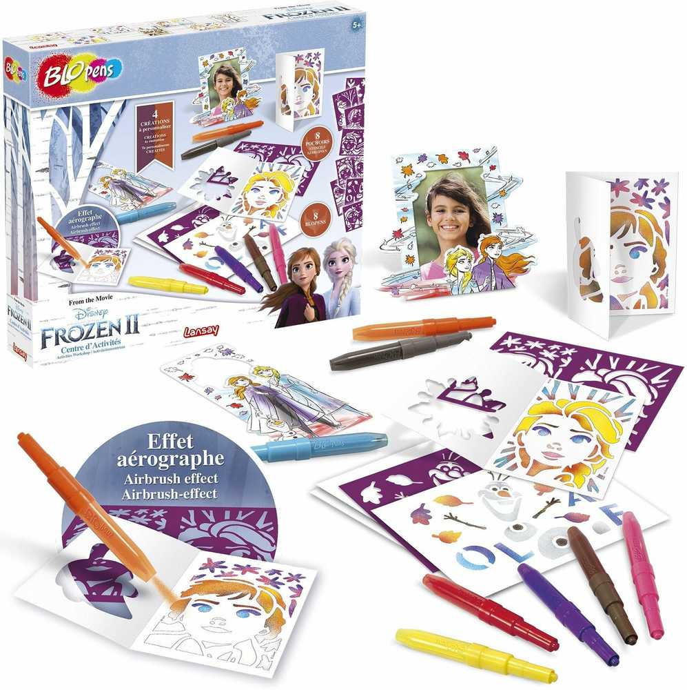 Here is the translation: **Lansay Blo Pens Frozen su 8 rašikliais**