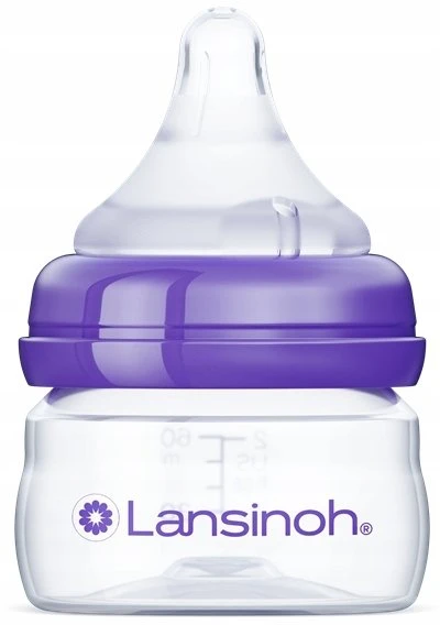 Lansinoh LANSINOH Maitinimo buteliukas 60ML + Čiulptukas NaturalWave XS