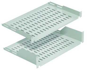 Lanview 1U 19'' D=250mm RACK MOUNT SHELF Baltas