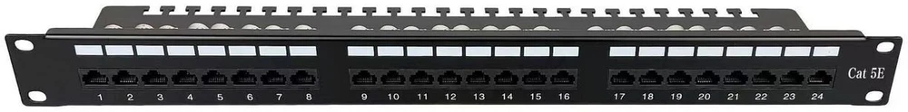 Lanview Cat5E 1U 24 prievadų skydelis