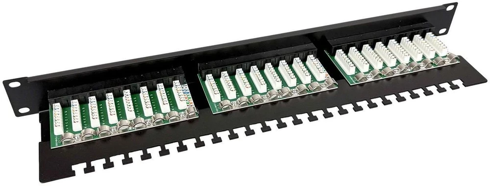 Lanview Cat5E 1U 24 Port Patch Panel
