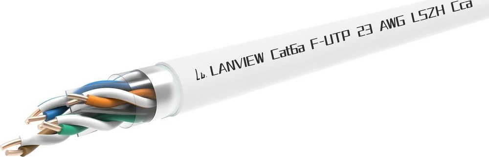 Lanview Cat6a F-UTP 4x2xAWG23 LSZH