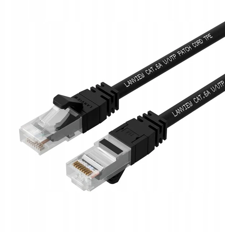 Lanview Lanview LV-SFTP6A02B tinklo kabelis, juodas, 2 m, S/FTP (S-STP)