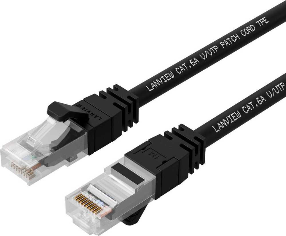 Lanview Lanview LV-SFTP6A15B tinklo kabelis Juodas 15 m S/FTP (S-STP)
