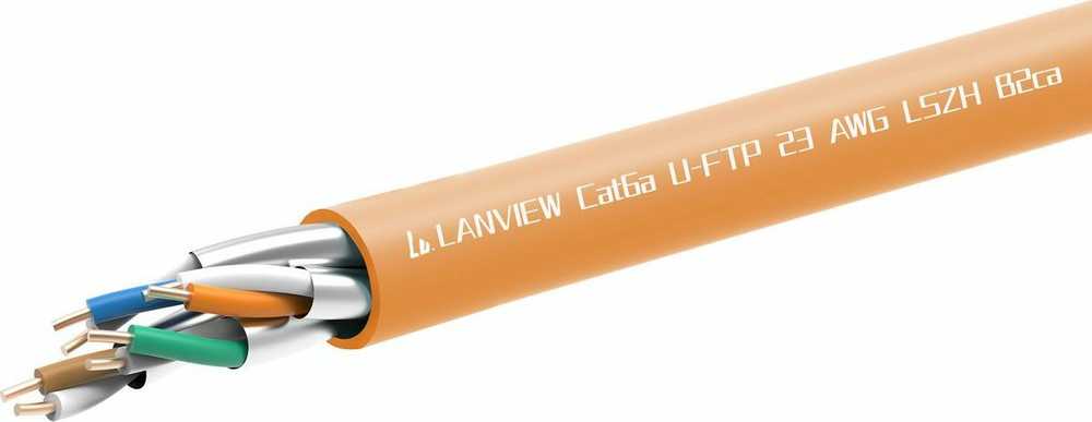 Lanview LVN122153 kabelis sieciowy Oranžinė 305 m Cat6a