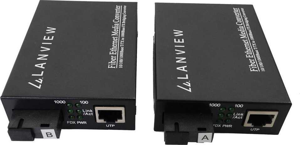 Lanview LVN-MED-SC-1000BASE-X-2 tinklo keitiklis