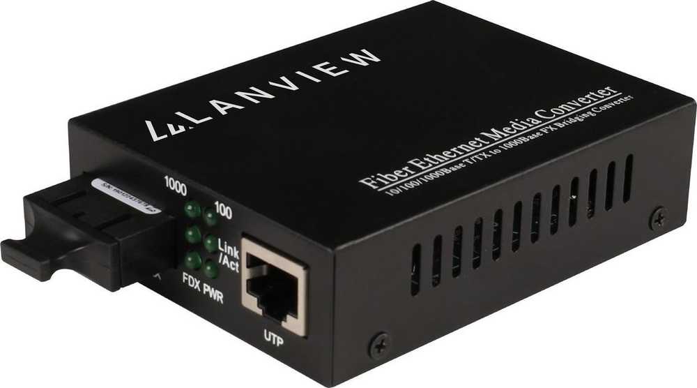 Lanview LVN-MED-SC-1000BASE-X tinklo keitiklis